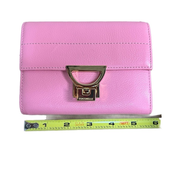 Coccinelle Arlettis Wallet in Hyper Pink - Picture 3 of 9